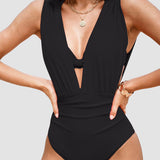 Francisca™ | Fato de banho modelador de luxo com decote em V profundo