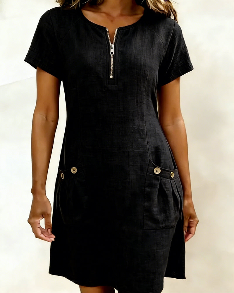 Vestido Lina — A elegância natural no dia a dia