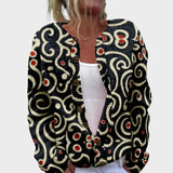 Gabriela - Cardigan Floral de Outono