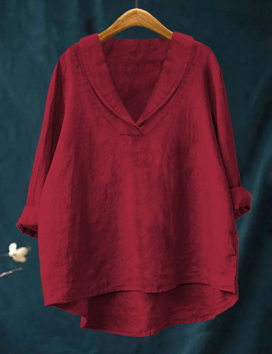 Hortense™ | Blusa de col V fluida