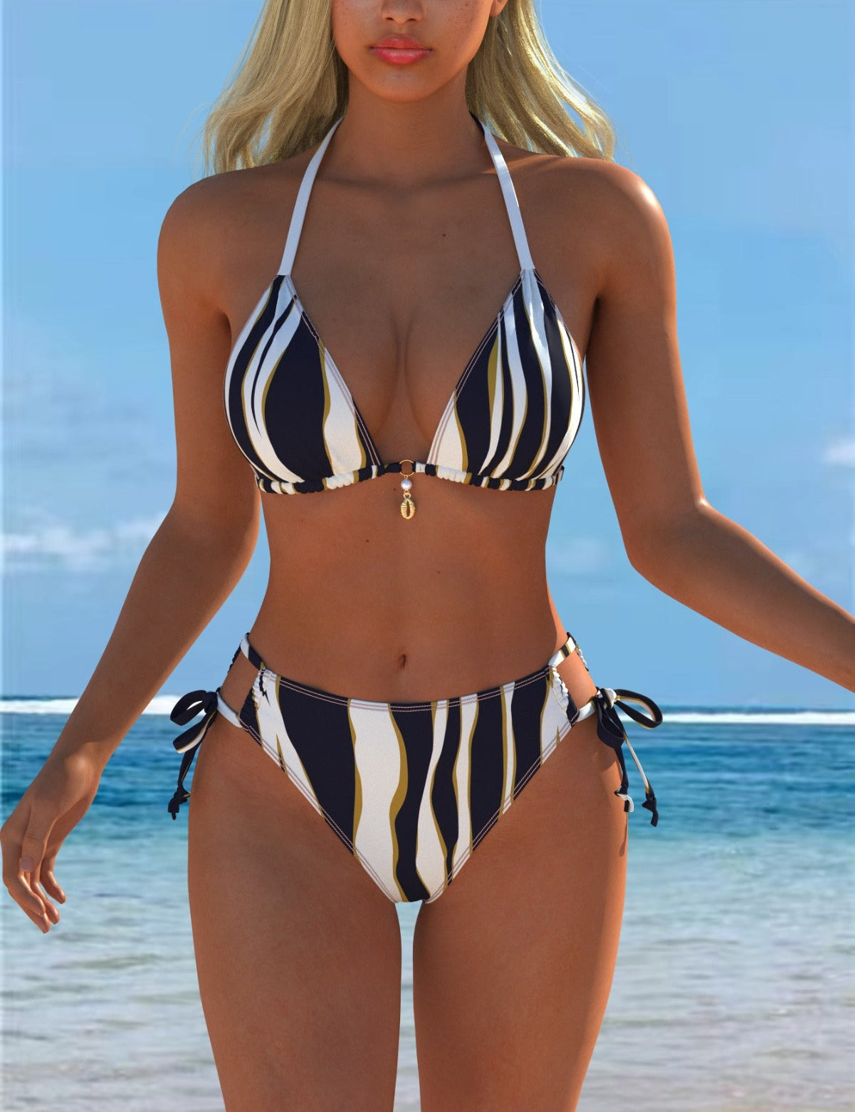 LUCÍA™ | Bikini de Estilo Geométrico