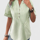 Gigi™ | Blusa às riscas