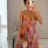Éléonore | Vestido Longo Fluido Florido