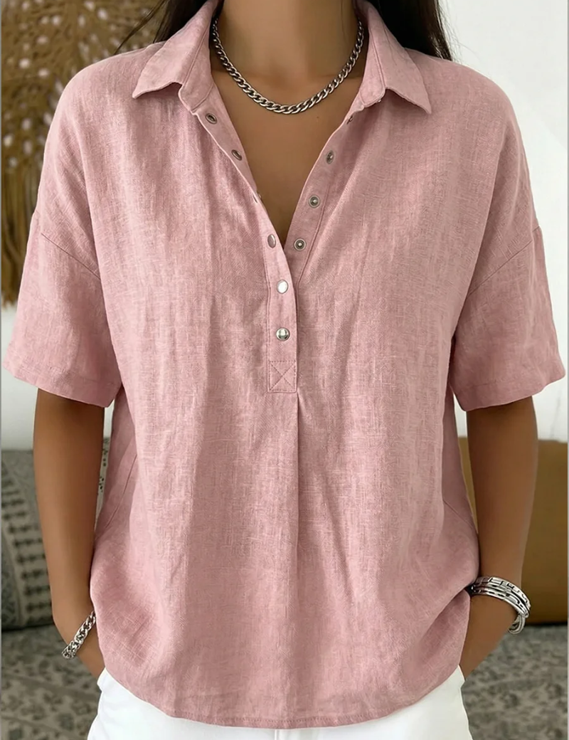 Hélène™ | Blusa com colarinho