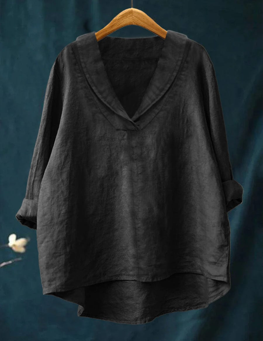 Hortense™ | Blusa de col V fluida