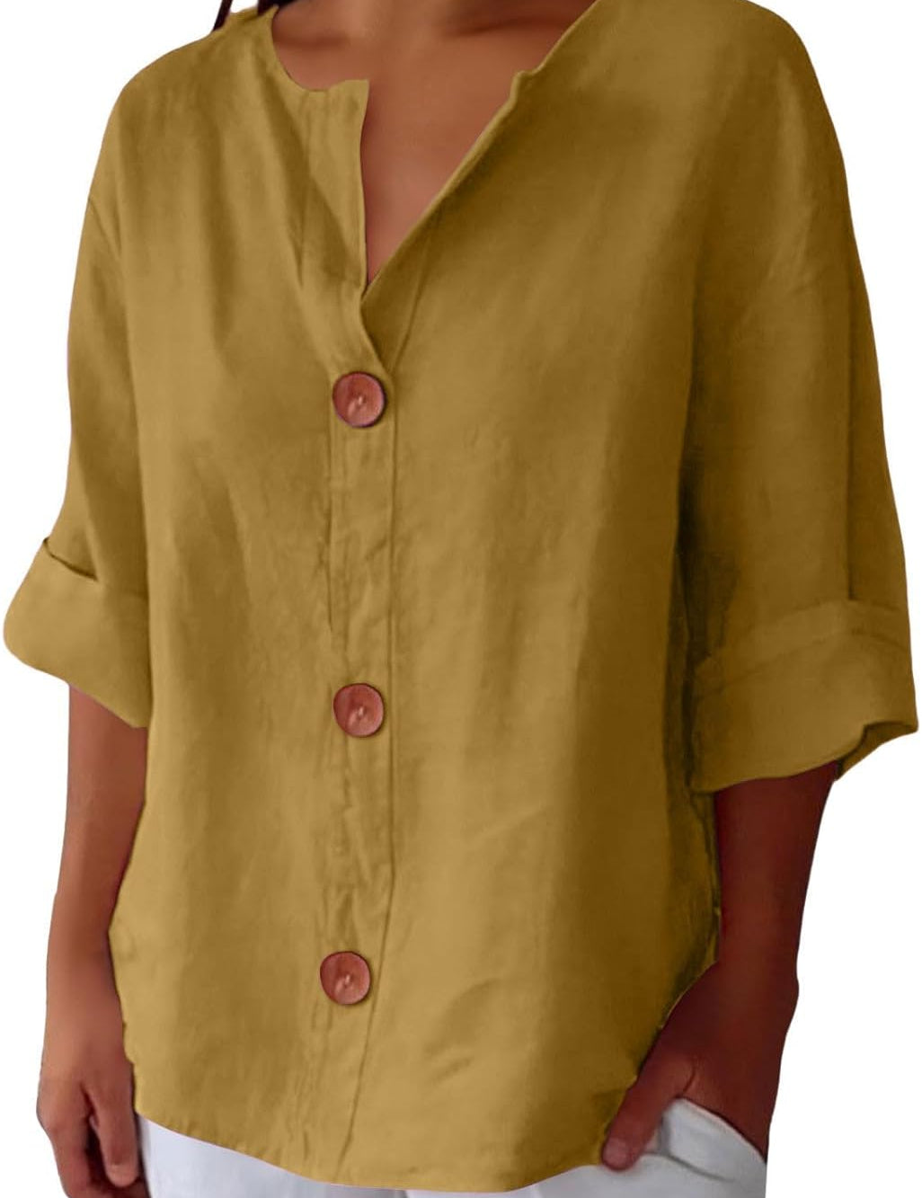 Lunaria™ | Camisa de algodão-linho