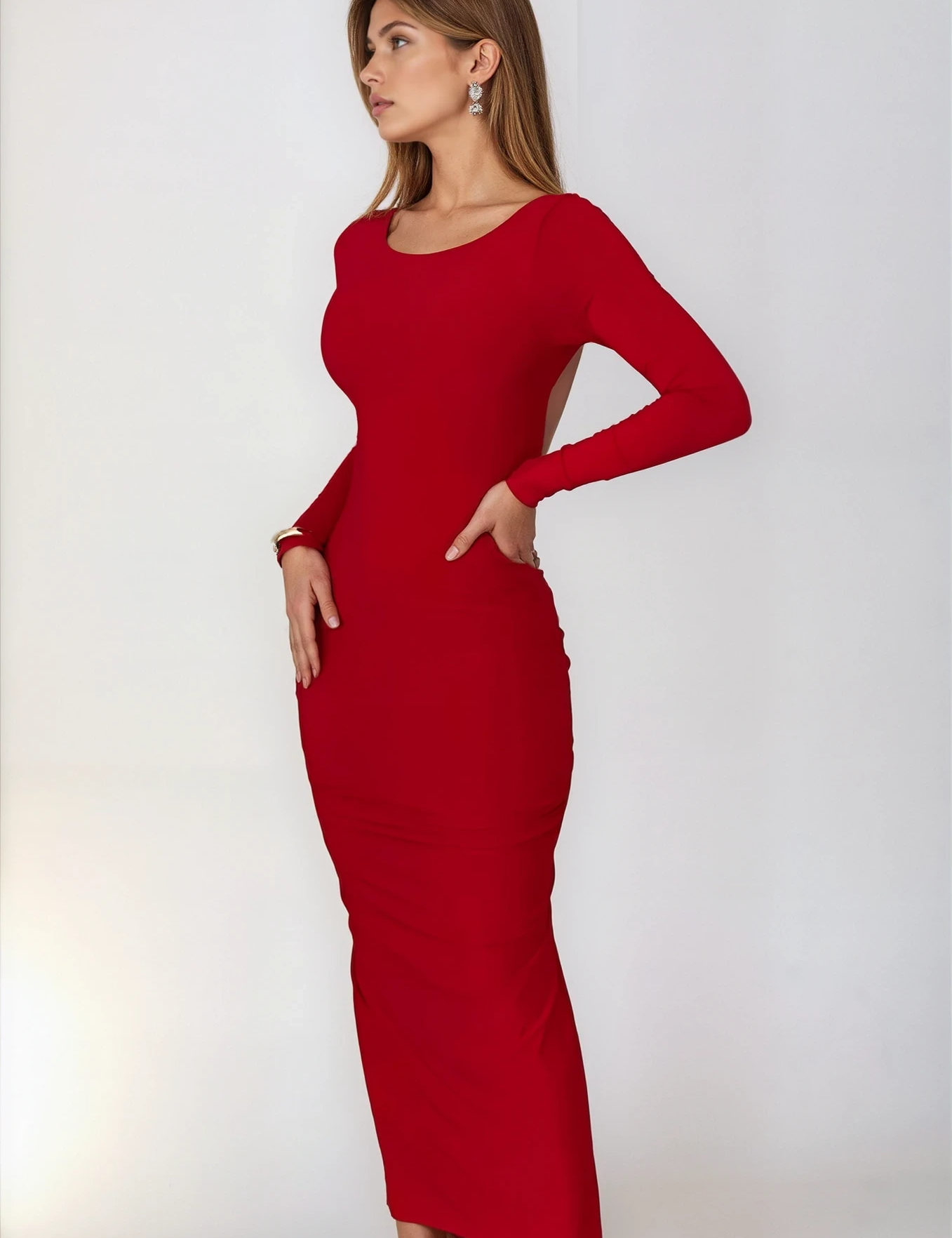 Agathe | Vestido elegante de costas nuas