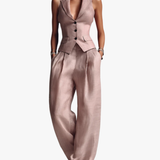 CONJUNTO ELEGANTE DE DUAS PEÇAS PARA MULHERES