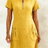 Vestido Lina — A elegância natural no dia a dia