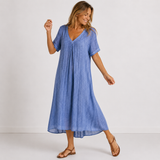 Violette - Vestido longo fluido