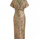 Antonella | Vestido elegante de tecido leve e fluido