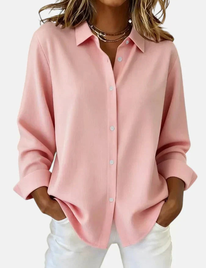 Melanie™ | Blusa elegante com botões