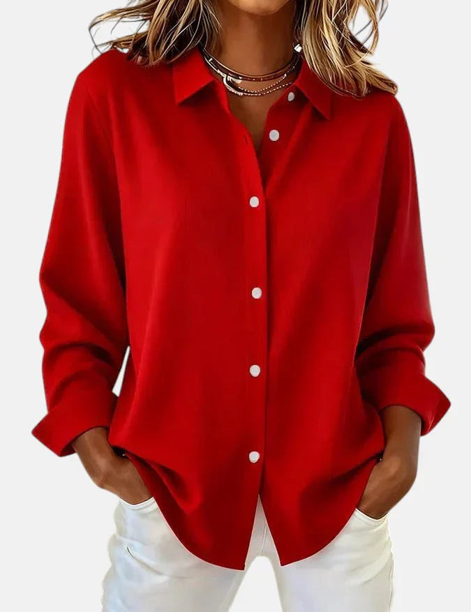 Melanie™ | Blusa elegante com botões