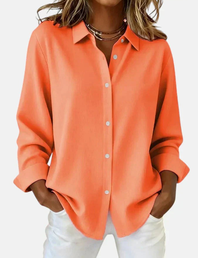 Melanie™ | Blusa elegante com botões