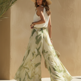 Lysandra | Conjunto Fluido Impresso Lírio Elegante
