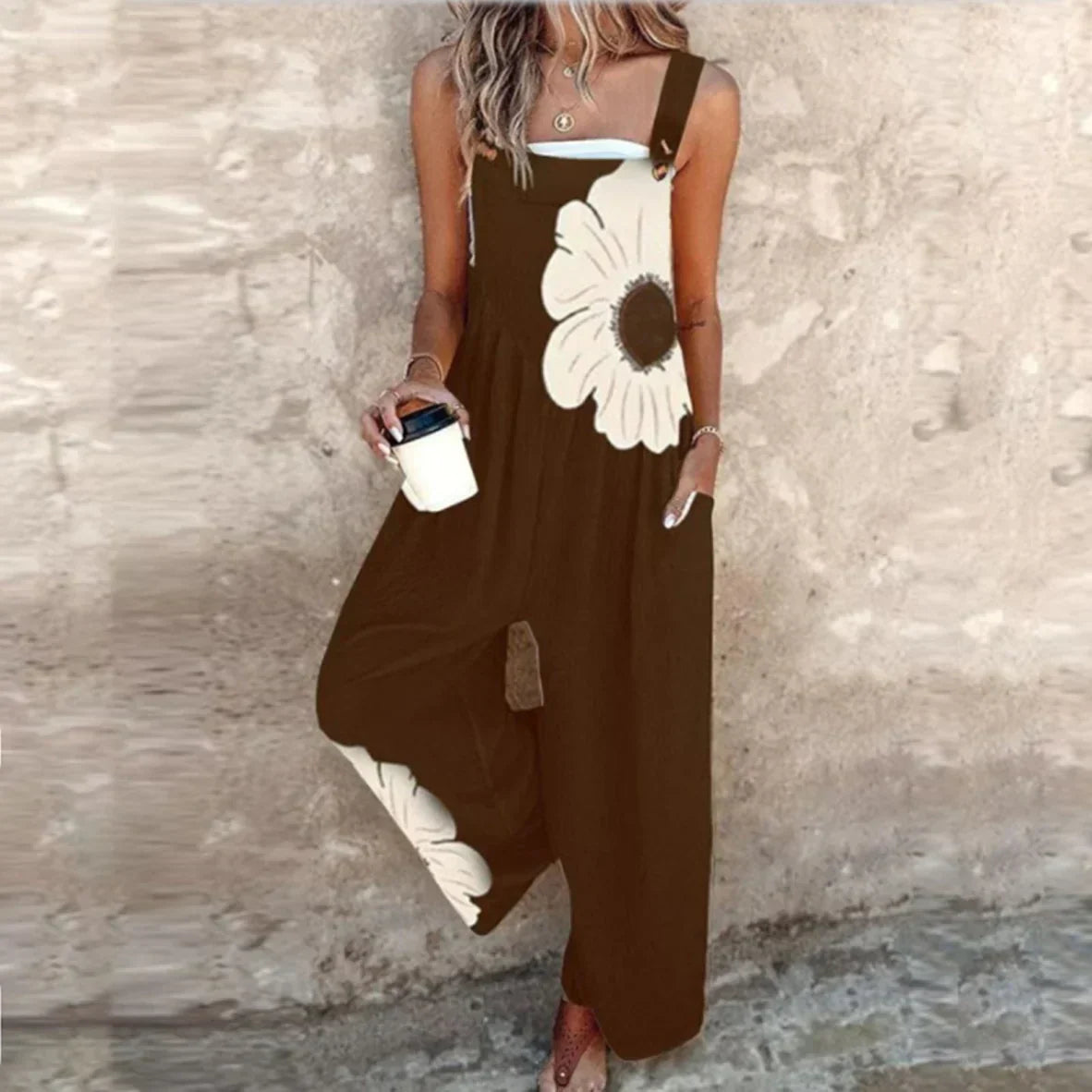 Combinado todo de trabalho estampado