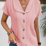 Anthousa™ | Camisa de gola botton