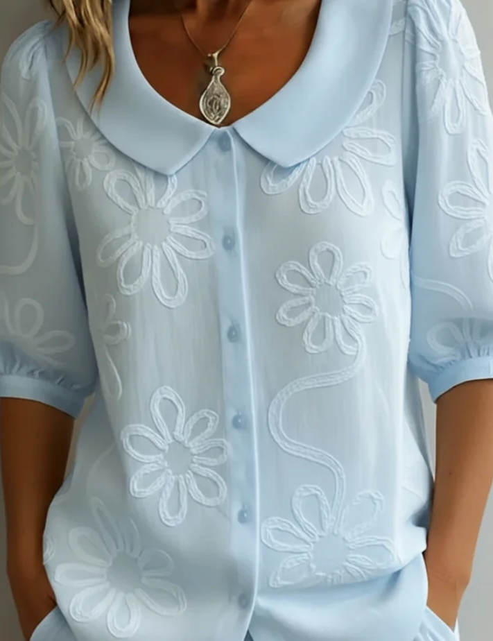 Blusa Flores Elegante