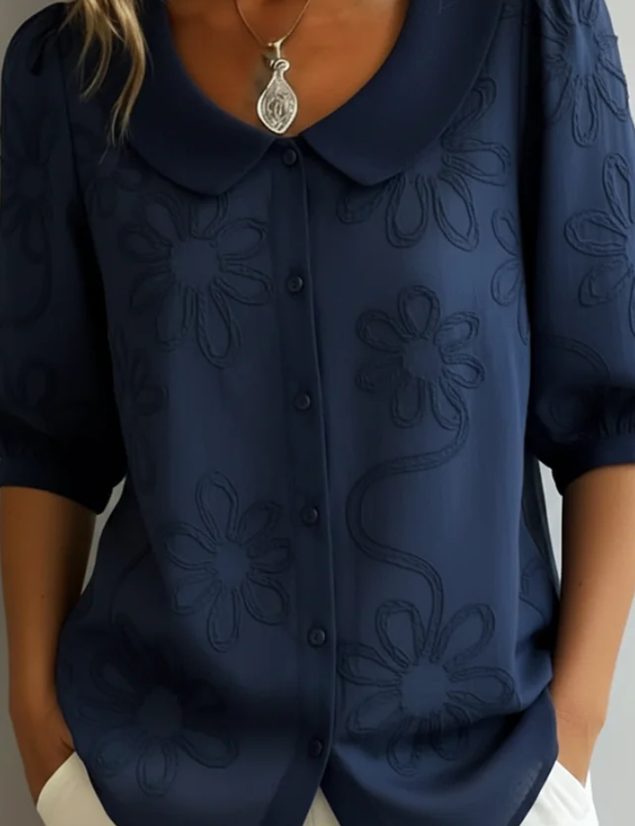 Blusa Flores Elegante