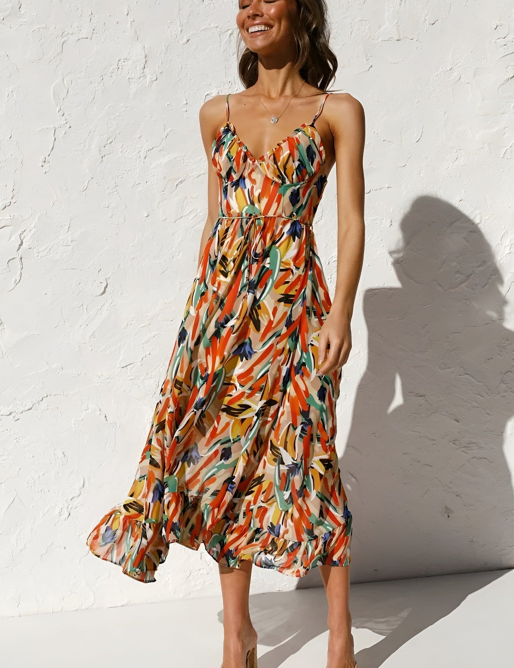 Evelina | Vestido elegante e colorido
