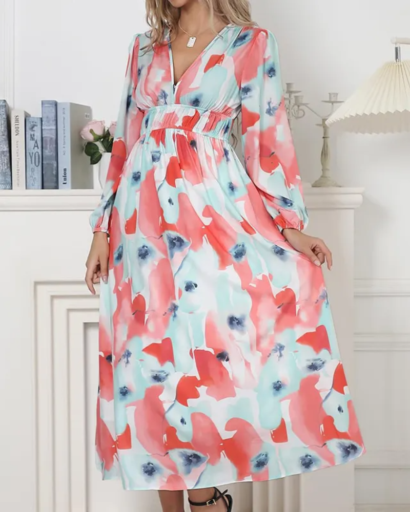 Celine | Vestido Feminino com Padrão Floral