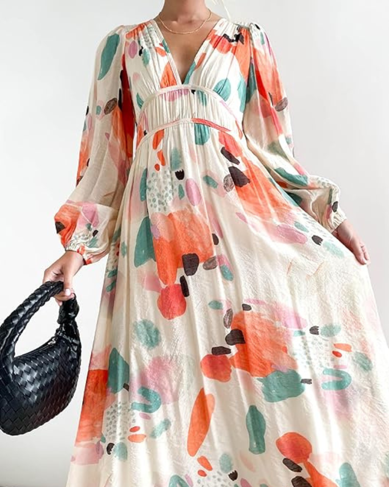Celine | Vestido Feminino com Padrão Floral
