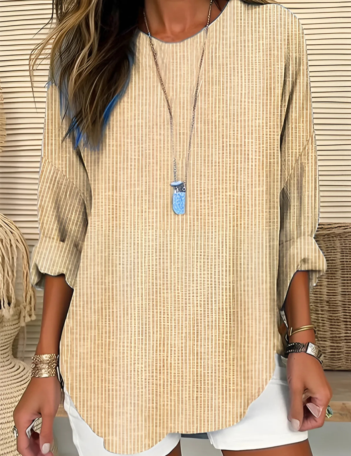 Rhea™ | Blusa às riscas