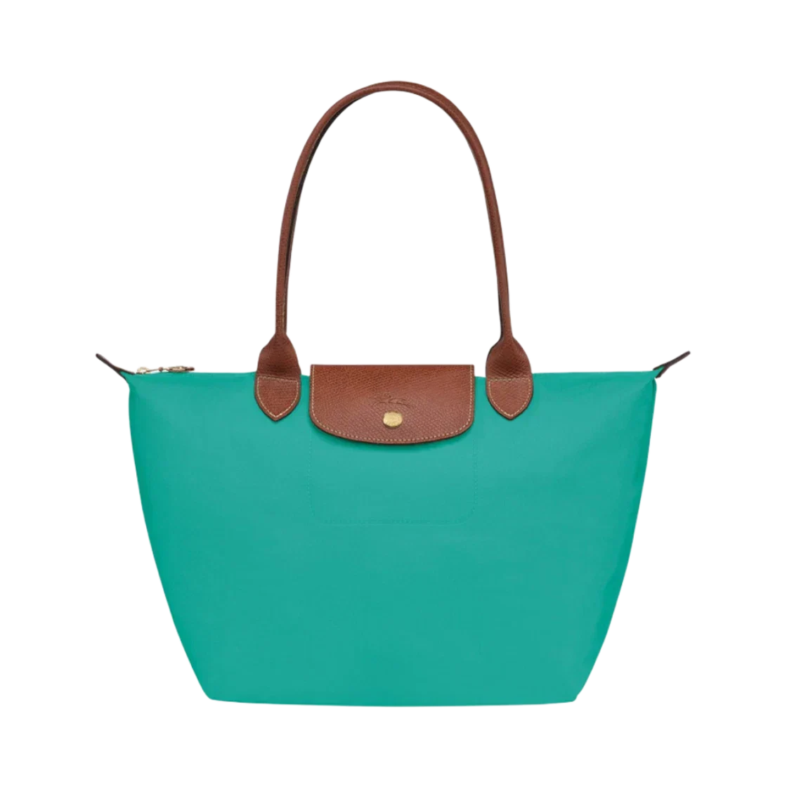 Longchamp - Grande Bolsa Le Pliage, Turquesa