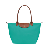 Longchamp - Grande Bolsa Le Pliage, Turquesa