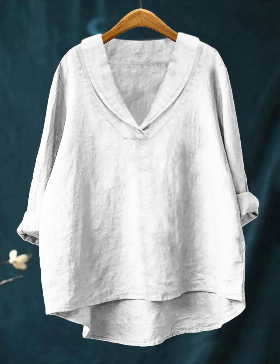 Hortense™ | Blusa de col V fluida
