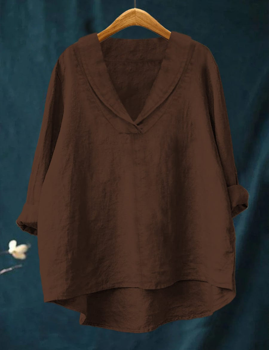 Hortense™ | Blusa de col V fluida