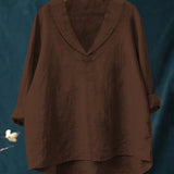 Hortense™ | Blusa de col V fluida