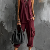 Valentina | Conjunto Casual Macio com Bolsos