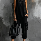 Valentina | Conjunto Casual Macio com Bolsos