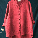 Eline | Blusa de Linho Elegante para o Verão
