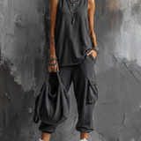 Valentina | Conjunto Casual Macio com Bolsos