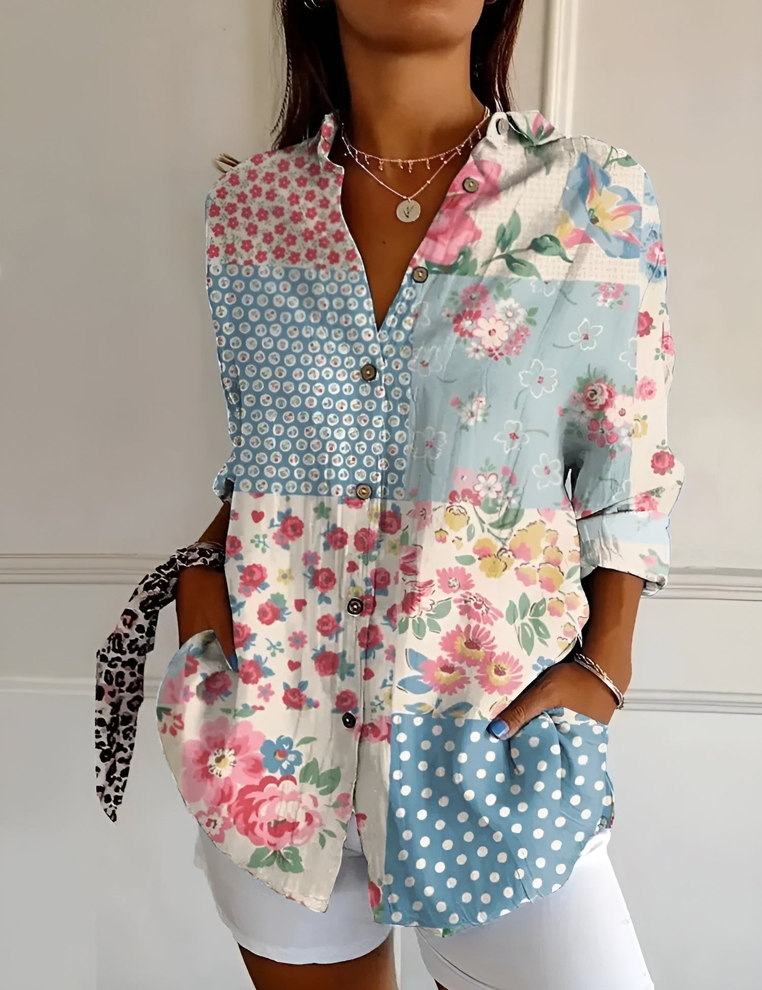 Kaitlyn™ | Chemisier floral fluido 1+1