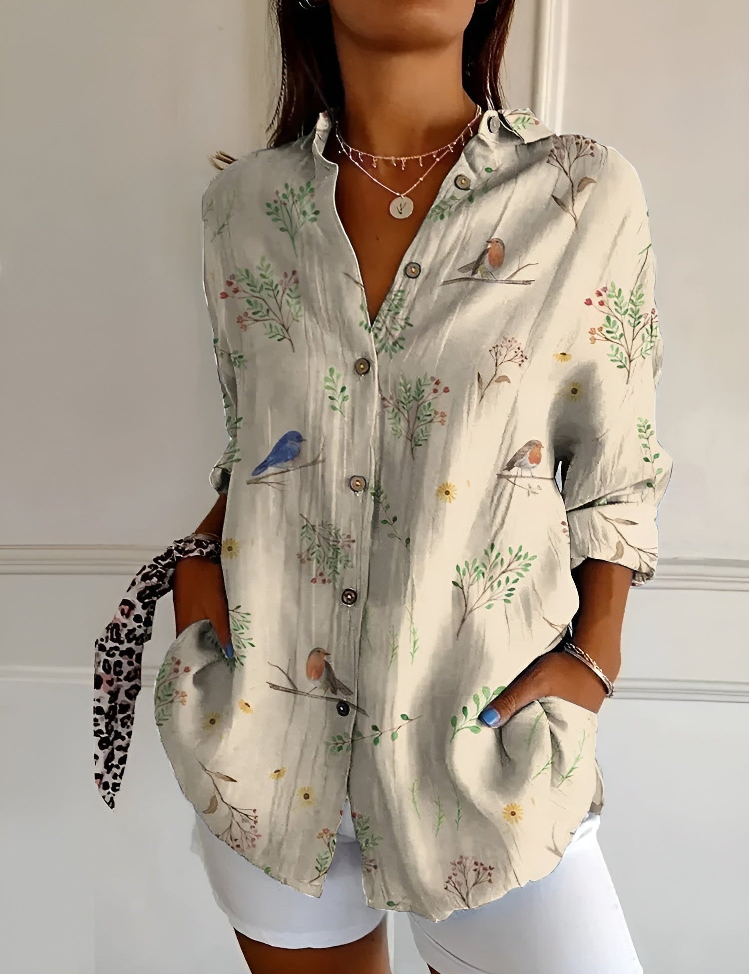 Kaitlyn™ | Chemisier floral fluido 1+1