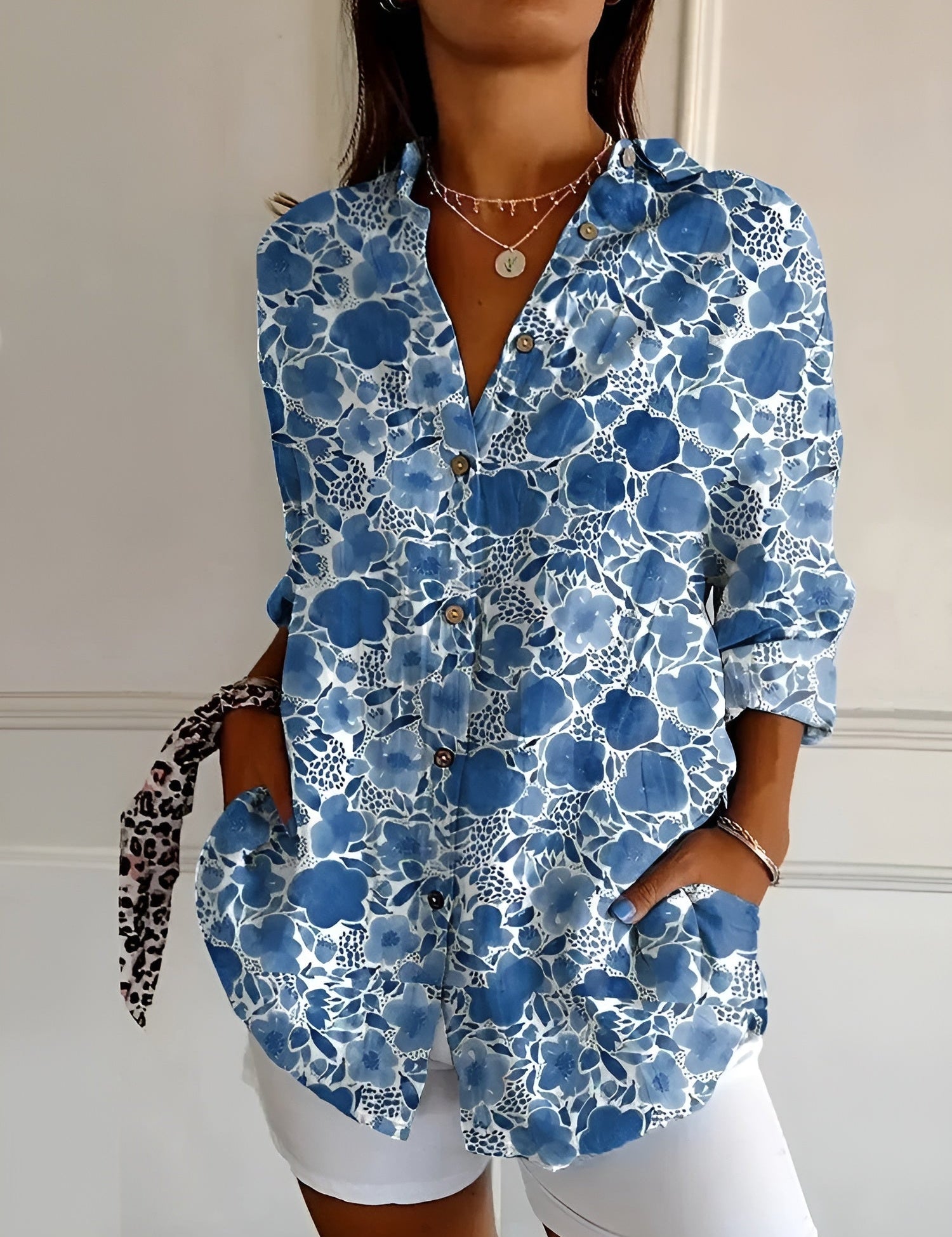 Kaitlyn™ | Chemisier floral fluido 1+1