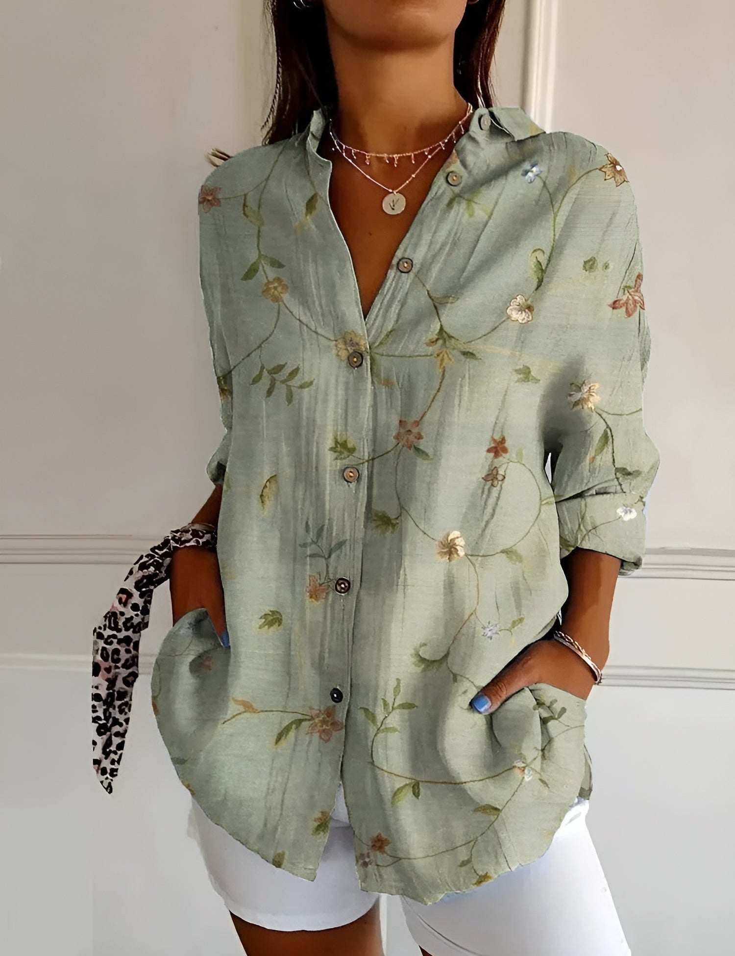 Kaitlyn™ | Chemisier floral fluido 1+1